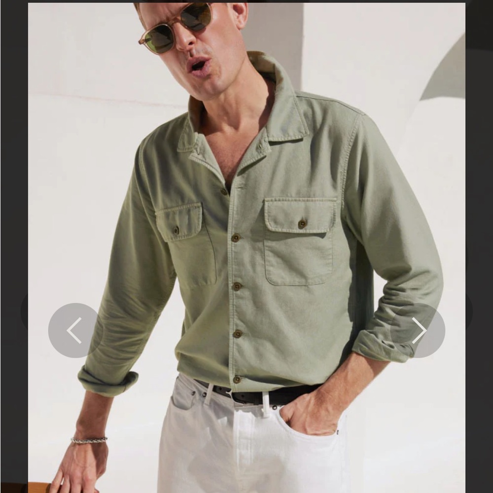 AYR The Captain Button Up Shirt in Bud